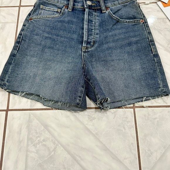 NWT DU/ER Denim Shorts Womens Size 24 Blue Vintage Jeans - Picture 3 of 13